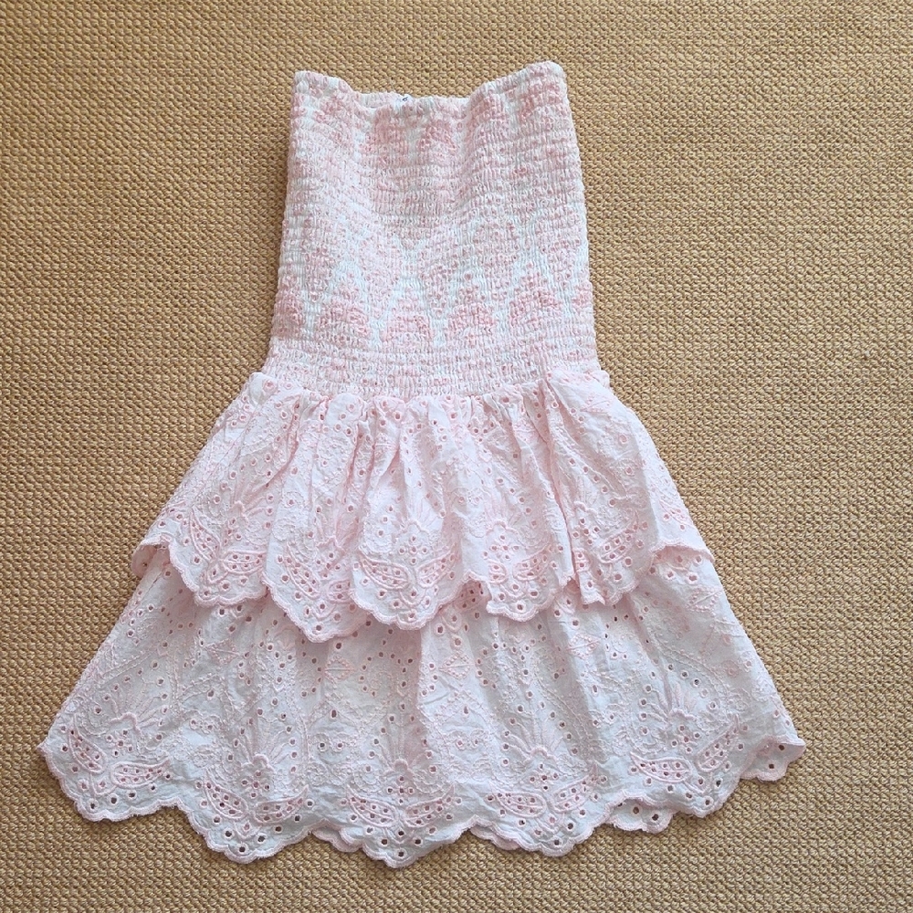 Charming Pink Kids Casual Dress